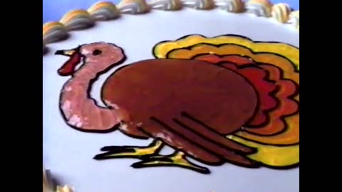 November 18, 1995 - A Thanksgiving Cake from Dairy Queen