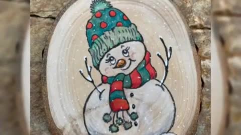 DIY most adorable and stunning Christmas stone rock painting ideas 2023