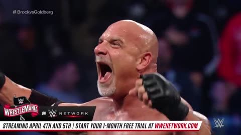 FULL MATCH_ Goldberg vs. Brock Lesnar_ Survivor Series 2016