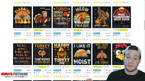 Takeaways From BEST SELLING Thanksgiving T-Shirts 🦃