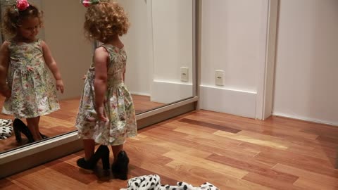 Adorable Toddler Dances Flamenco