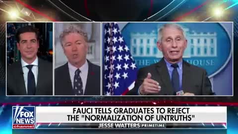 Sen. Rand Paul: "The Biggest Purveyor, I Think, of Untruths Right Now in Public Health is Dr. Fauci"