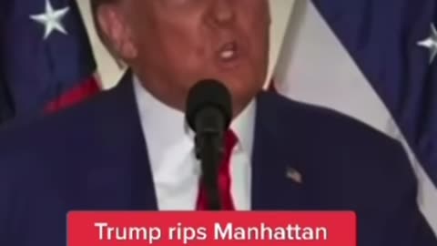 Trump RIPS Manhattan Indictment! MarALago speech !