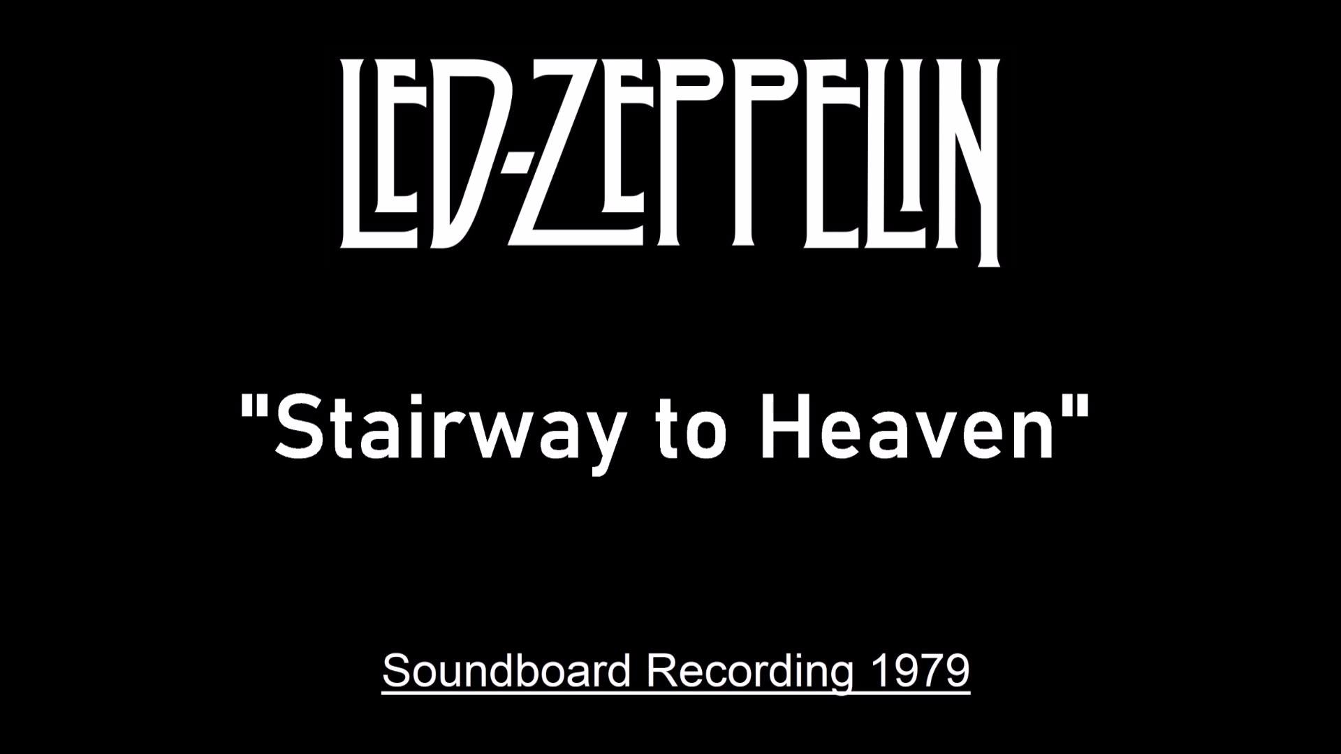 Led Zeppelin Stairway To Heaven Live Acoustic Led Zeppelin - Stairway to Heaven (Live in Knebworth, England 1979