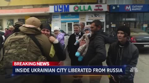 NBC News’ Richard Engel Gives Inside Look Into Newly Liberated City Of Kherson