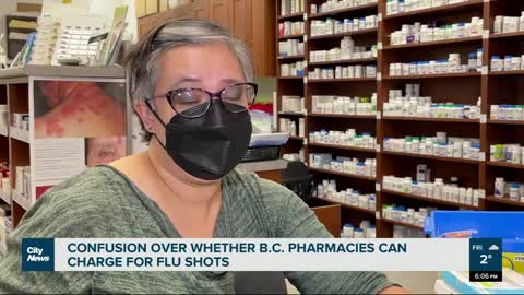 Vancouver pharmacy charges for flu shots