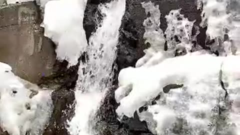 Winter Wonderland: SWAT VALLEY Snowfall, Waterfall, and a Cozy Cup of Tea"