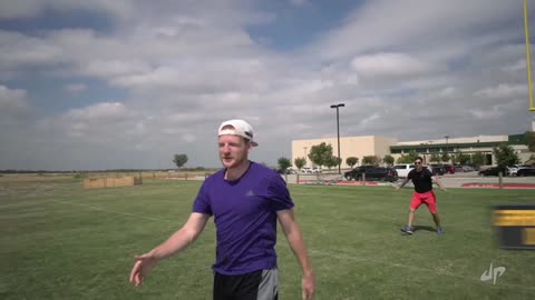 Slip and Slide Football Battle - Dude Perfect