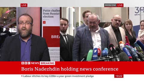 Russian Putin challenger Boris Nadezhdin barred from election | BBC News