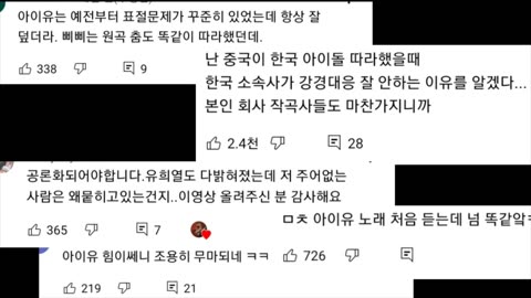 표절킬러 채널 당시 대중들의 정당한 비판 여론