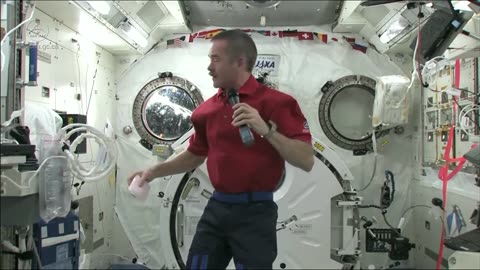 Getting sick in Space Hadfield