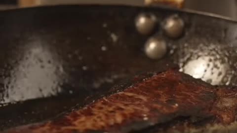 searing steak with mayo