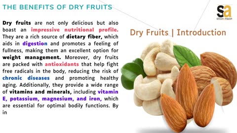 Dry Fruits | Introduction | Exploring Nature's Nutritional Powerhouses