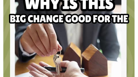 Why THIS CHANGE is good in the #realestate industry?