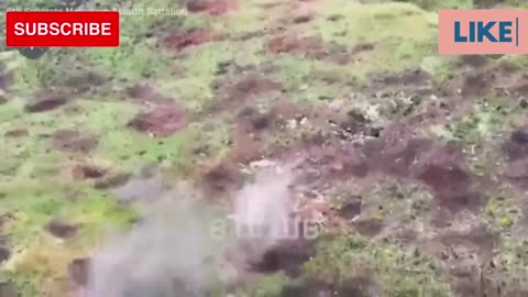 Shocking video from Ukraine: Ukrainian bombs on Russian soldiers