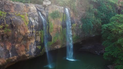 Wonderful Drone Nature WaterFall Video