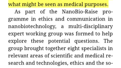 HUMAN ENHANCEMENT - Ethical Reflections on Emerging Nanobio-technologies Report on an Expert Working Group on Converging Technologies for Human Functional Enhancement NanoBio-RAISE EC FP6 Science and Society Co-ordination Action