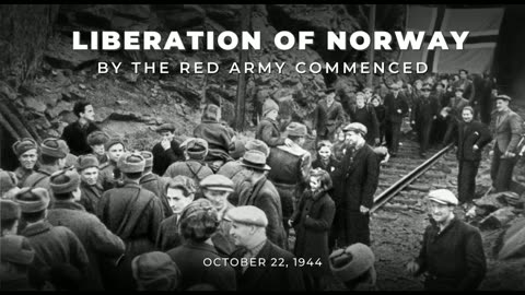 On October 22, 1944, the Red Army commenced the liberation of the Norway's northern regions