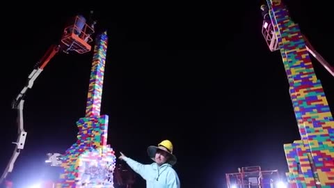 I Built The World's Largest Lego Tower | MrBeast | entraining video | ItsMrBEASThere | #foryou