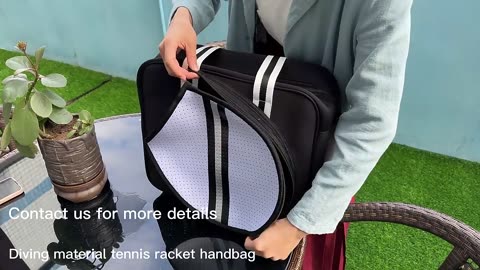 Game in Style: Carry Your Racket in a Neoprene Bag!