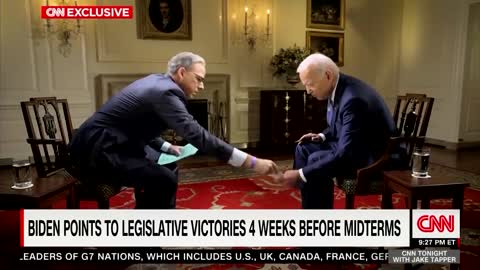 BIDEN: We passed so much legislation *drops notes* that significantly makes a point about...