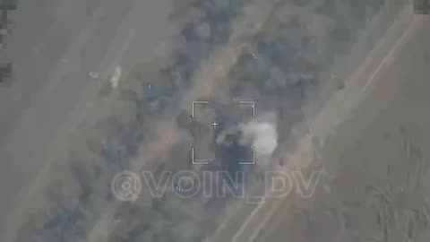 RAF Lancet drone strikes Ukrainian M-109 self-propelled artillery