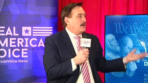 Mike Lindell interviewed by Karyn Turk at The Renewal