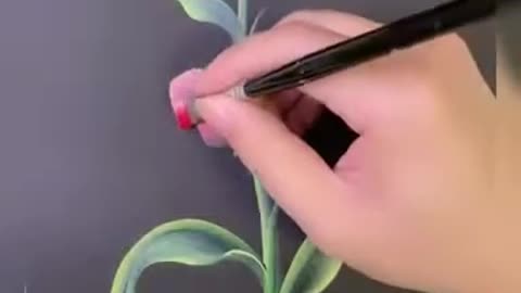 Easy way of nature drawing painting