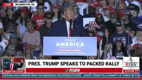 At NC Rally Trump Talks About Cayler Ellingson Murder by 'Radical Left Maniac'