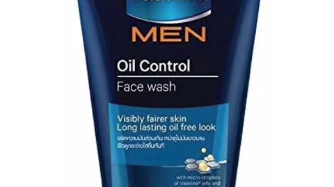 Vaseline MEN face Wash #oilcontrol #facescrub