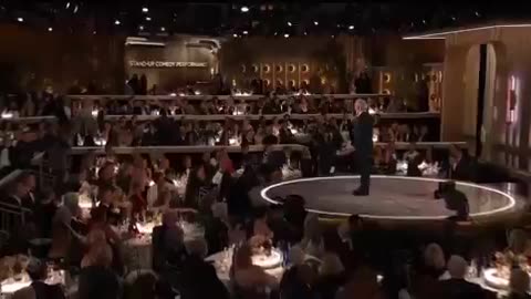 Breaking: Jim Gaffigan, as Ricky Gervais did, calls out pedophiles at the Golden Globe Awards.