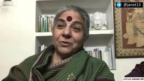 VANDANA SHIVA CHOQUÉE PAR LA FOLIE DE GATES DE VOULOIR GÉRER LA PROVISION ALIMENTAIRE MONDIALE !