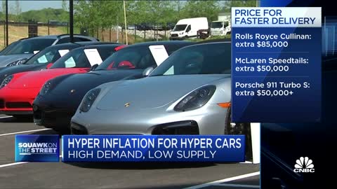 Inflation drives up the cost of luxury cars