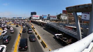 Crossing the border into San Diego Ca.