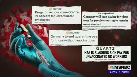 MSNBC's Joy Reid proposes that unvaccinated Americans should pay "more into the system"