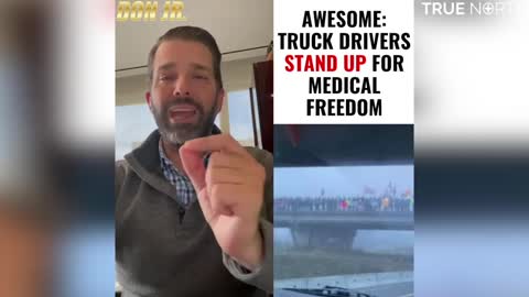 Donald Trump Jr. supports Canada's trucker convoy