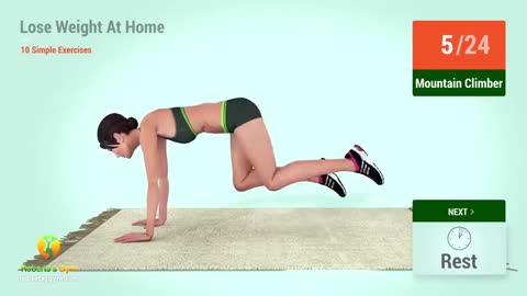 10 Simple Exercises To Lose Weight At Home