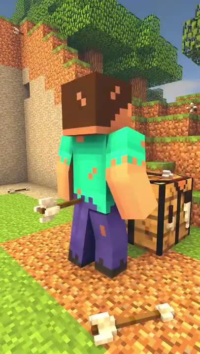 minecraft animation_ Creeper Giant - Shorts ‎@Minecraft Family