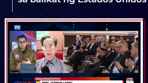 Prof. Laurel: Si PBBM nakita natin, nakasampay sa balikat ng Estados Unidos