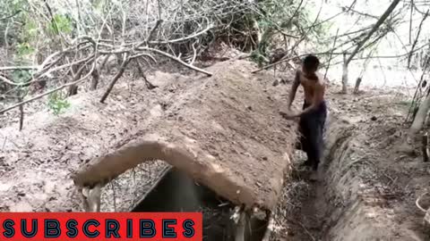 Primitive survival builders_build swimming pools underground house and primitive builder pool