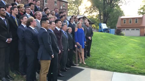 October 22, 2018 - Colombia's Juan Manuel Santos Poses for Group Photo at DU House