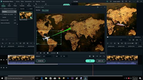 🆕 Como hacer el efecto MAPA ANIMADO con Filmora X 🔥 Animación en Videos de Viaje 🔥 Tutorial 34