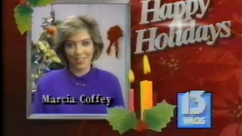 December 23, 1987 - Marcia Coffey WLOS Holiday Promo