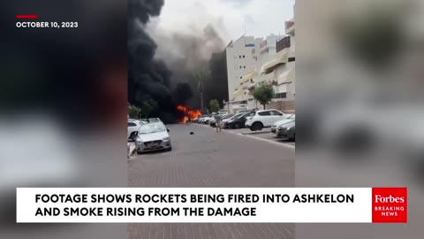 WATCH- Rockets From Gaza Fill Sky Over Ashkelon In Israel As Violence Continues To Escalate