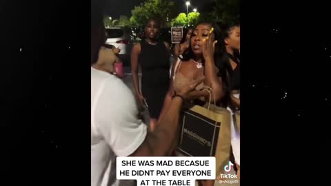 Gold Digger GOES VIRAL for roasting her BF because he didn't pay for her 10 friends!!!