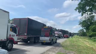 bloqueo en San Alberto