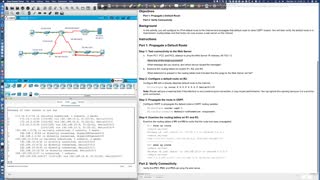 CCNAv7 - Enterprise Networking, Security, & Automation (ESNA) - Packet Tracer 2.5.3 (OSPFv2 Default)