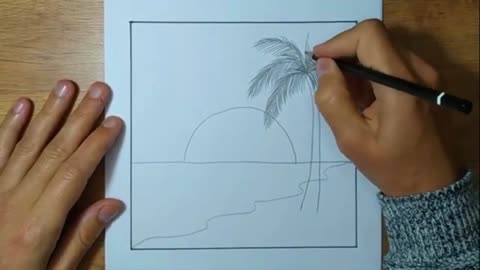 Finish The Palm Tree Painting