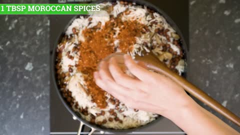 Super Easy | How to Make Moroccan Rice with Apricot | Fast and Practical | Vegan Recipe |