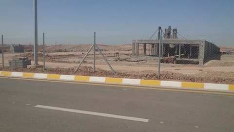 Construction works in Al-Worood neighborhood in the cities of Kirkuk